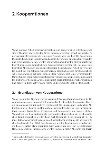 Daniel Wegner: Kooperationen zwischen Diakonie und Kirche (Leseprobe)