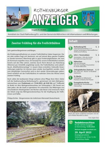 Rothenburger Anzeiger 04/2023