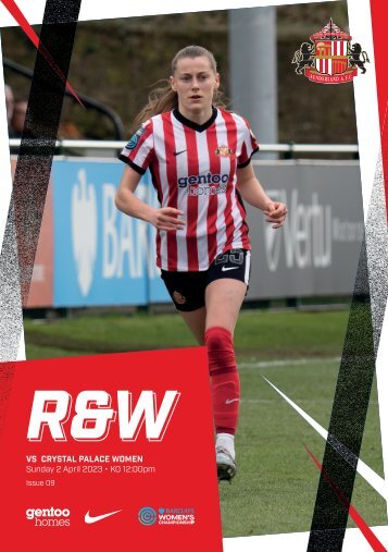 Red & White Issue 09: SAFC Women vs Crystal Palace Women