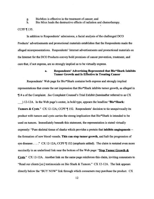 Complaint Counsel's Post Trial Brief - Federal Trade Commission