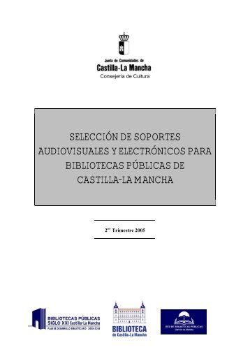 selección de soportes audiovisuales y electrónicos para