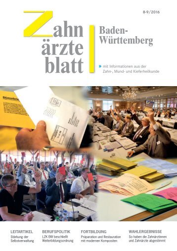 LZK BW beschließt Weiterbildungsordnung