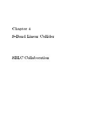 Chapter 4 S-Band Linear Collider SBLC Collaboration - FLASH - Desy