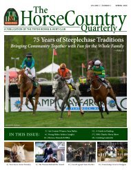 TR&HC Horse Country Quarterly - V3N2 - Spring 2023