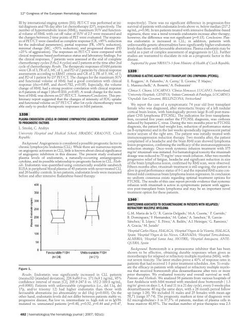 12th Congress of the European Hematology ... - Haematologica