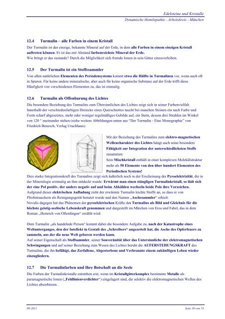 Edelsteine und Kristalle - Schatzkammer der ... - Ruth Sagerer