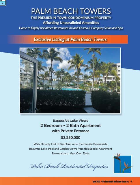 Palm Beach Real Estate Guide APR 2023