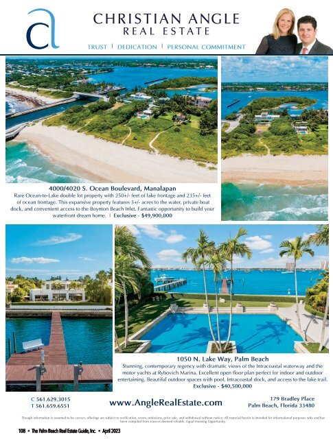 Palm Beach Real Estate Guide APR 2023