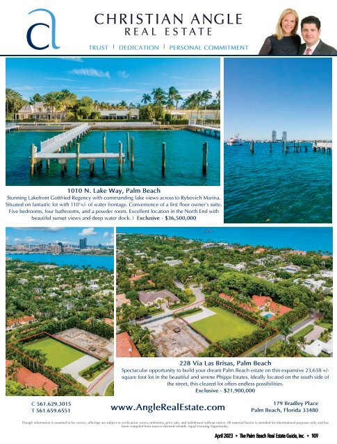 Palm Beach Real Estate Guide APR 2023