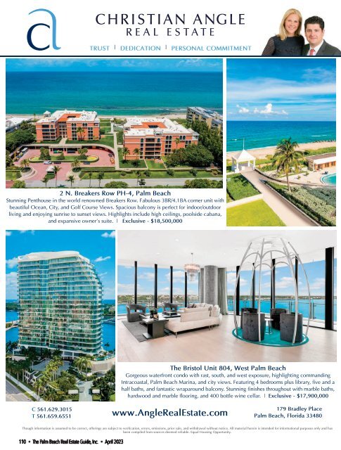 Palm Beach Real Estate Guide APR 2023