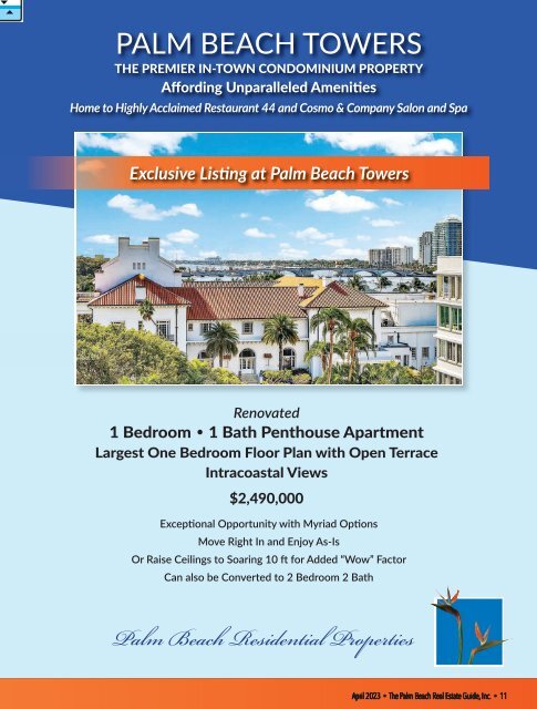 Palm Beach Real Estate Guide APR 2023