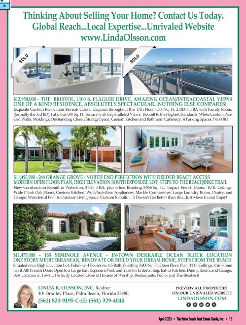 Palm Beach Real Estate Guide APR 2023