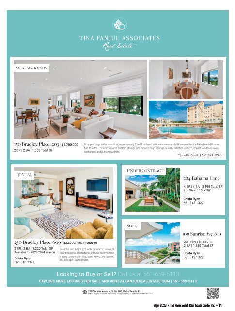 Palm Beach Real Estate Guide APR 2023