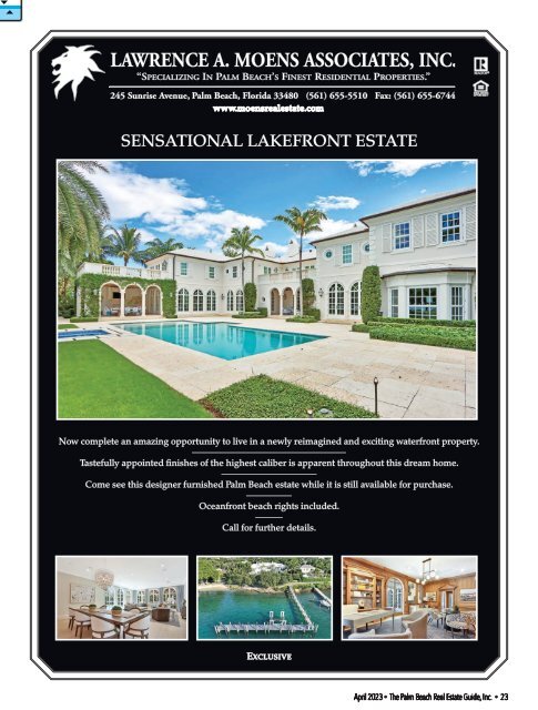 Palm Beach Real Estate Guide APR 2023