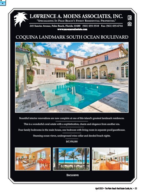 Palm Beach Real Estate Guide APR 2023