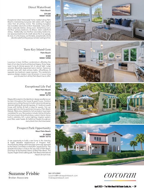 Palm Beach Real Estate Guide APR 2023