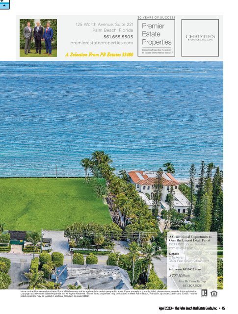 Palm Beach Real Estate Guide APR 2023