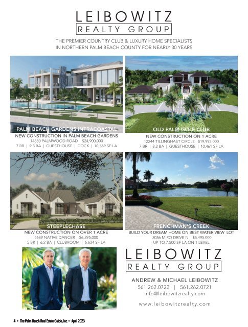 Palm Beach Real Estate Guide APR 2023