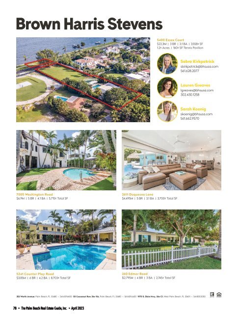 Palm Beach Real Estate Guide APR 2023