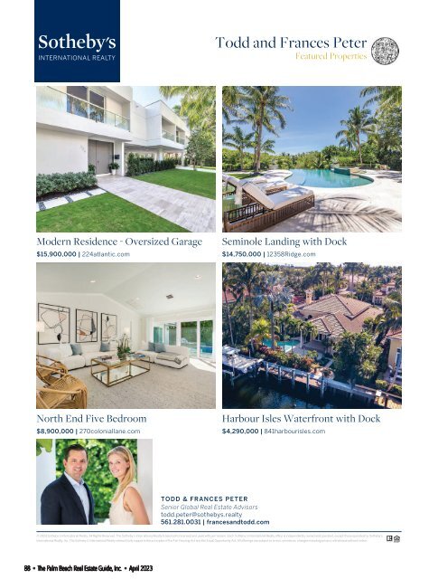 Palm Beach Real Estate Guide APR 2023