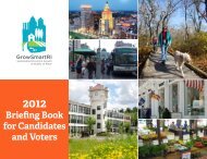 Briefing Book for Candidates and Voters - Grow Smart Rhode Island