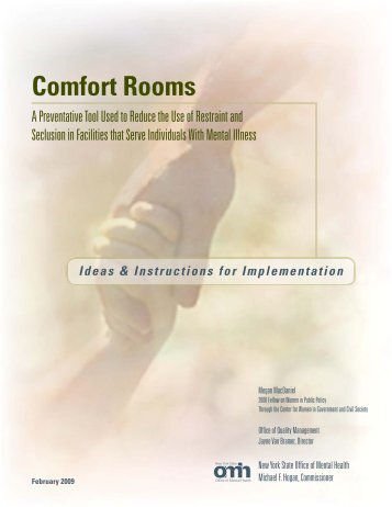 Comfort Rooms - Office of Mental Health - New York State