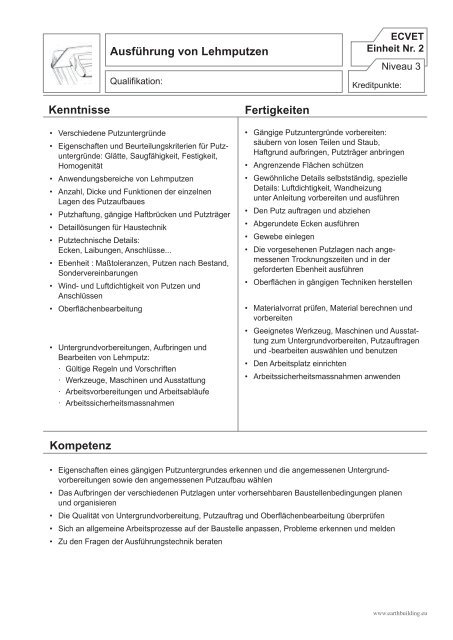 bewertungsbogen fiche d'evaluation - формуляр за ... - Lern.Lehm