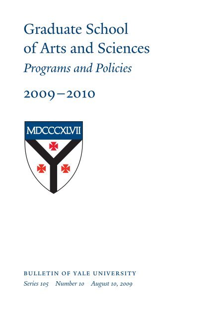 Programs and Policies - Yale University