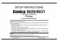 8020/8031 - Konica Minolta Smart Contact