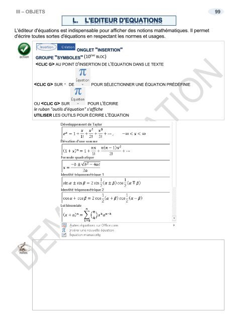 Support de cours Word 2016 niveau 2 longs documents