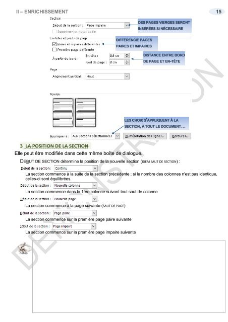 Support de cours Word 2016 niveau 2 longs documents