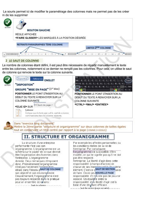 Support de cours Word 2016 niveau 2 longs documents