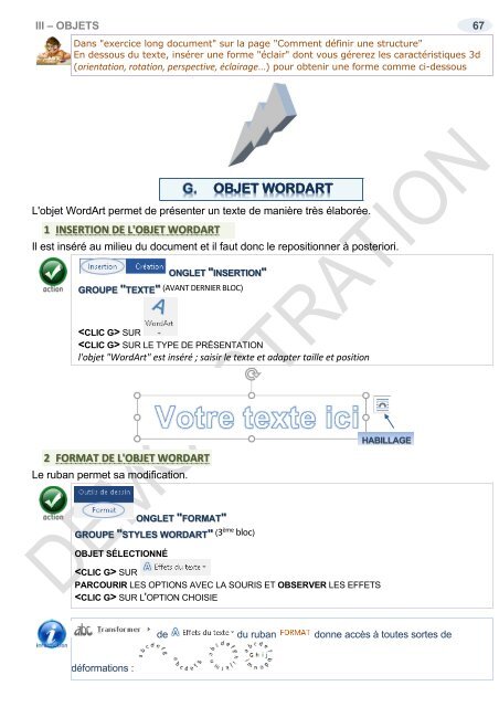 Support de cours Word 2016 niveau 2 longs documents