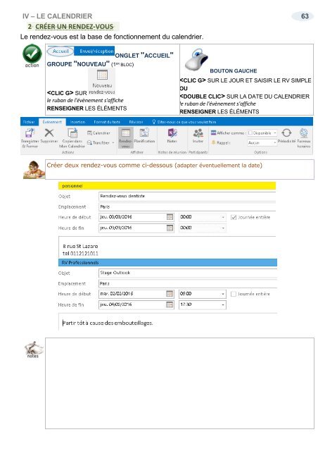 Support de cours Outlook 2016