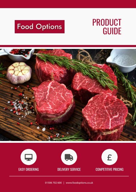 Food Options Product Guide 2023