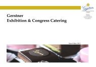Exhibition & Congress Catering Mappe Deutsch - Gerstner