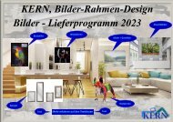 Lieferprogramm 2023 KERN, Bilder - Rahmen - Design