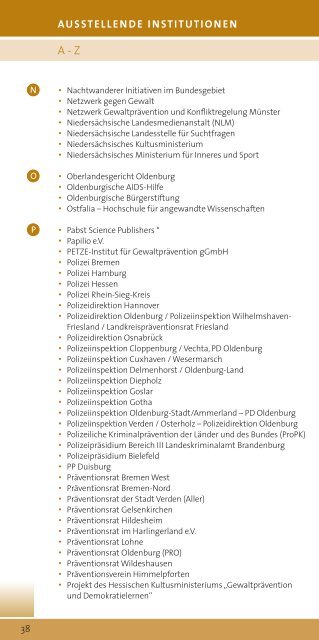 Kongressprogramm - Der deutsche Präventionstag