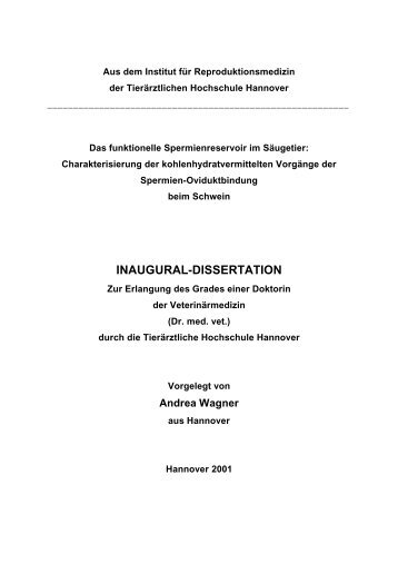 Inaugurale dissertation