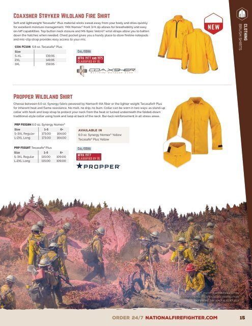 2023 National Fire Fighter Catalog