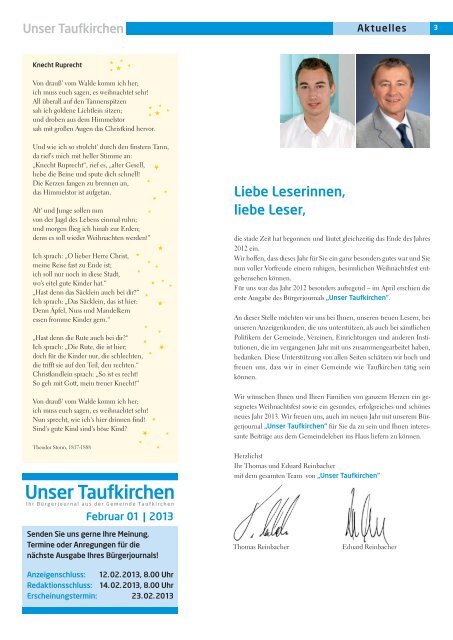 Unser Taufkirchen - reba-werbeagentur.de