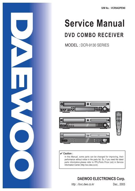 Service Manual DVD COMBO RECEIVER - argosspares.co.uk