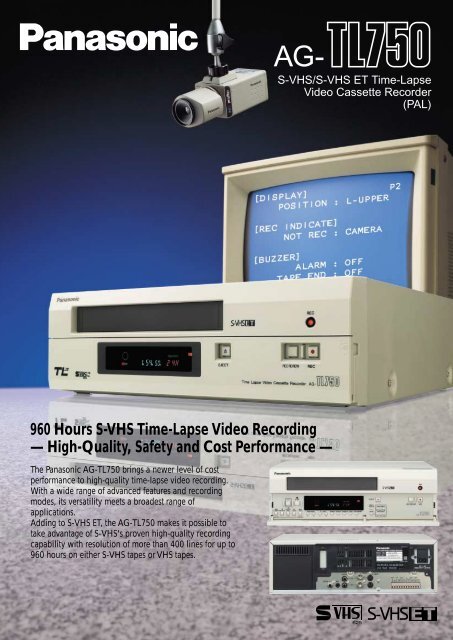 960 Hours S-VHS Time-Lapse Video Recording - &quot;Panasonic ...