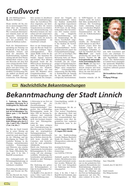 Linfo 07/2011 - Linnich