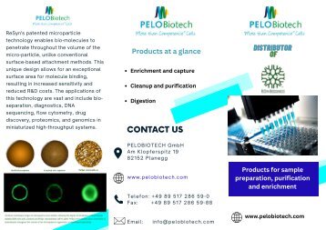 ReSyn - Products for Sample Preparation, Purification and Enrichment
