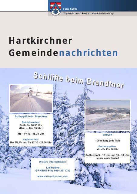 Hartkirchner Gemeindenachrichten - Hartkirchen - Land ...