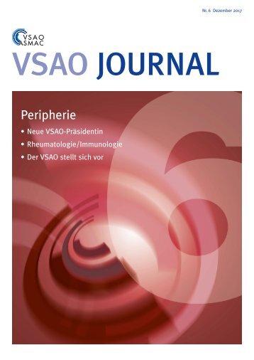 VSAO JOURNAL Nr. 6 - Dezember 2017