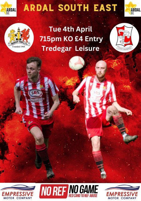 TREDEGAR TOWN V GOYTRE 4423