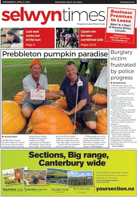 Selwyn_Times: October 25, 2023