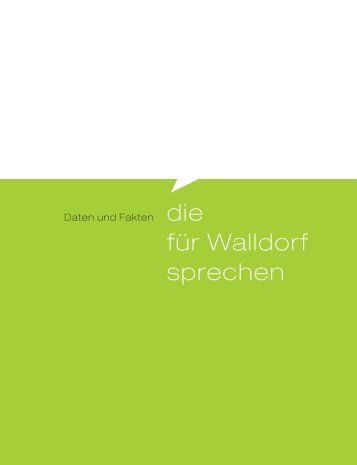 Broschüre: Daten und Fakten die für Walldorf sprechen
